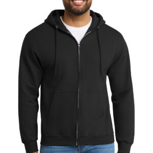 Port & Co™ Tall Essential Fleece Full-Zip Hooded Sweatshirt - PC90ZHT